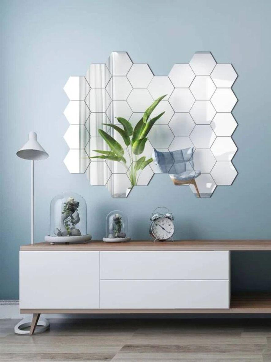 Hexagon Mirror Stickers - Mysculus